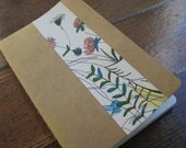 Whimsical Floral Design  - Small/Pocket Moleskine Cahier Journal/Notebook