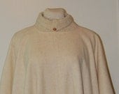 Vintage Knit Wool Poncho