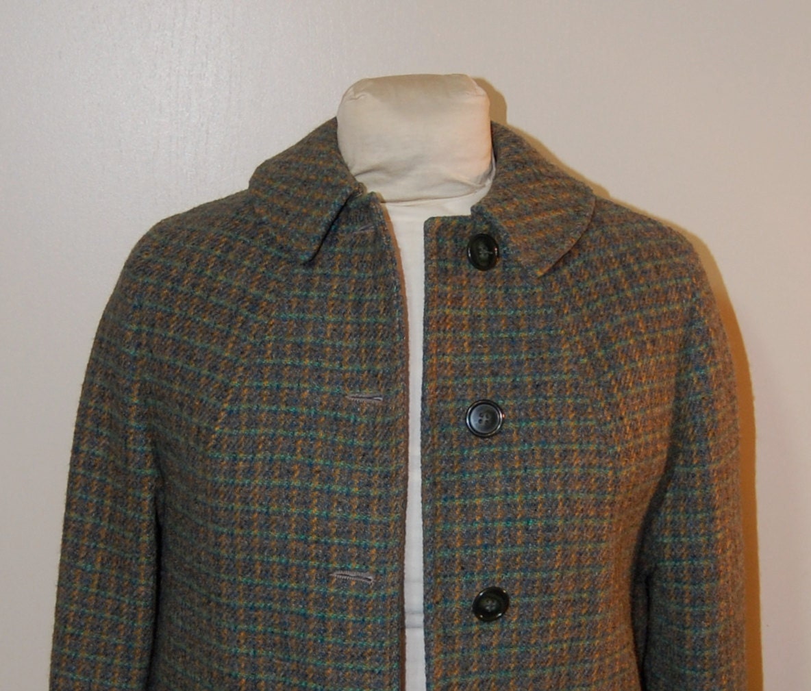 Vintage Harris Tweed Coat