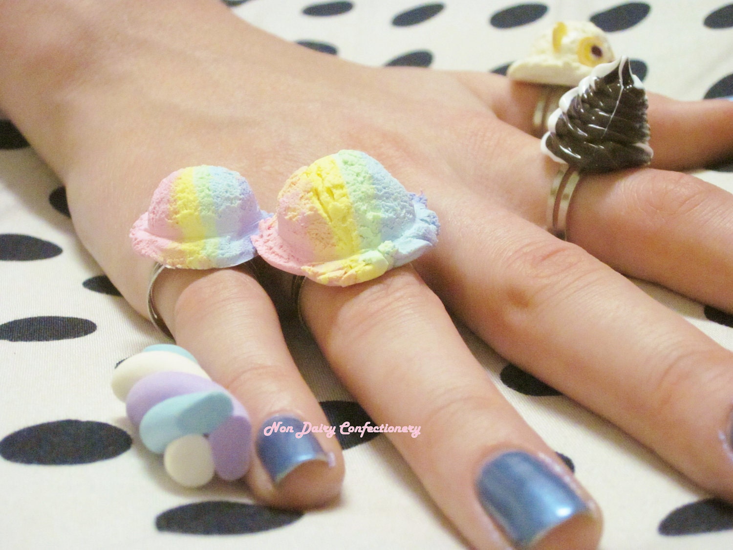 Rainbow Sherbert Rings