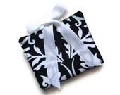 Travel Tea Wallet, Mini Gift Card Holder, Damask