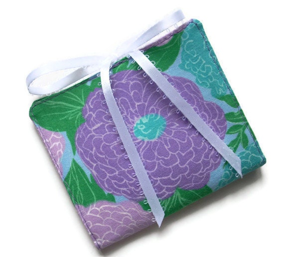 Mini Tea Wallet, Tea Bag Holder, Small Travel Case, Fabric Wallet, Mums