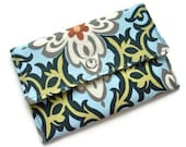 Gift Card Holder, Fabric Wallet, Lotus Flower