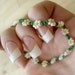Daisy Chain Bracelet: Seed Beaded Daisy Bracelet, Seed Bead Flower Bracelet UK
