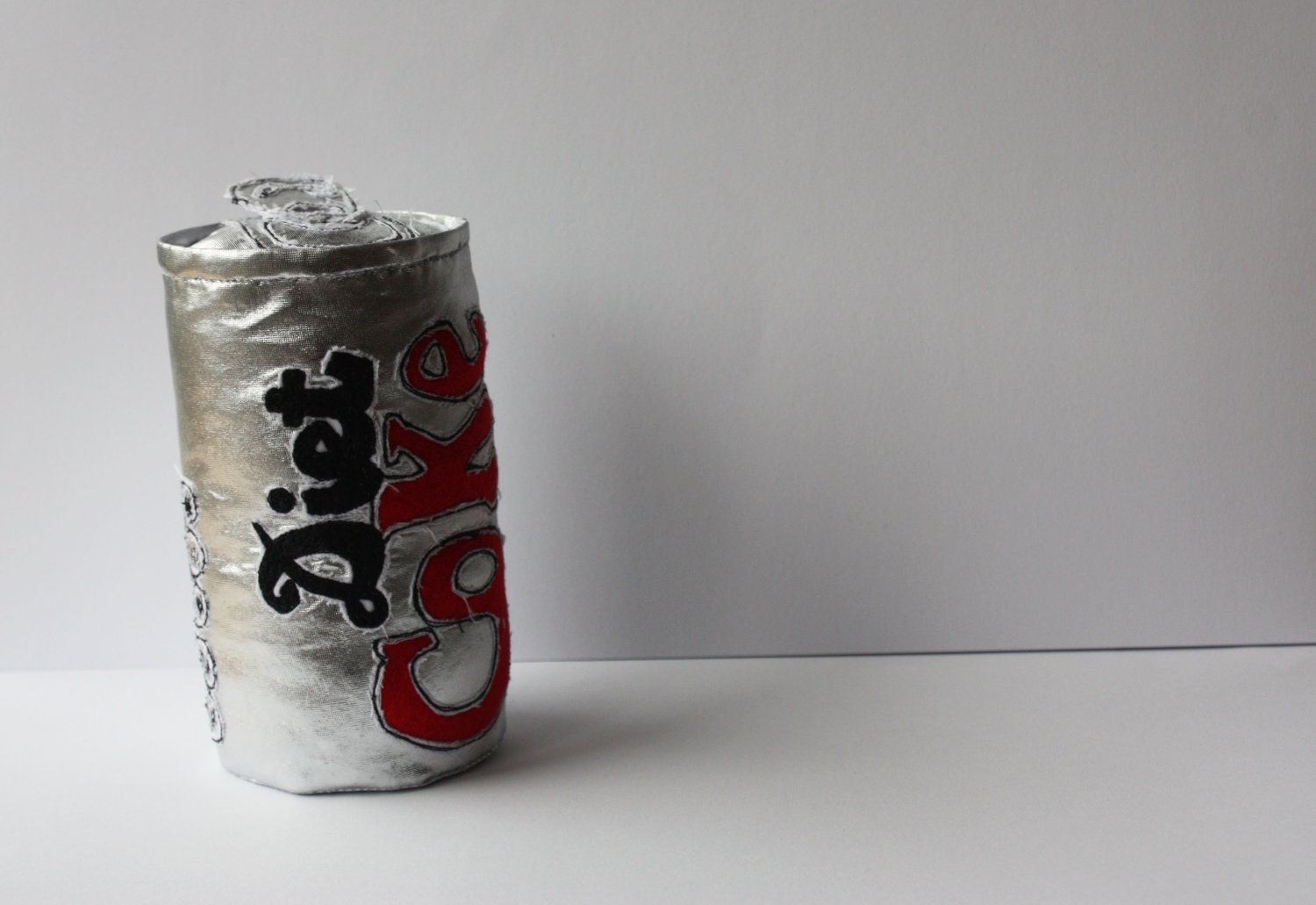 Diet Coke- Textile Soft Sculpture