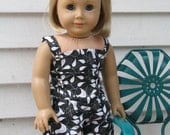 american girl doll romper: ava adore