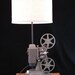 RESERVED for Cedric / Upcycled Vintage Revere 8mm Projector Lamp