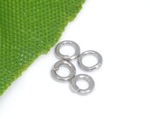 2000pcs Antique Silver  Open Jump Rings Connecter Clasps 3x0.68mm- Ships Immediately from California - F29