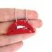 Rocky Horror Picture Show Lips Necklace