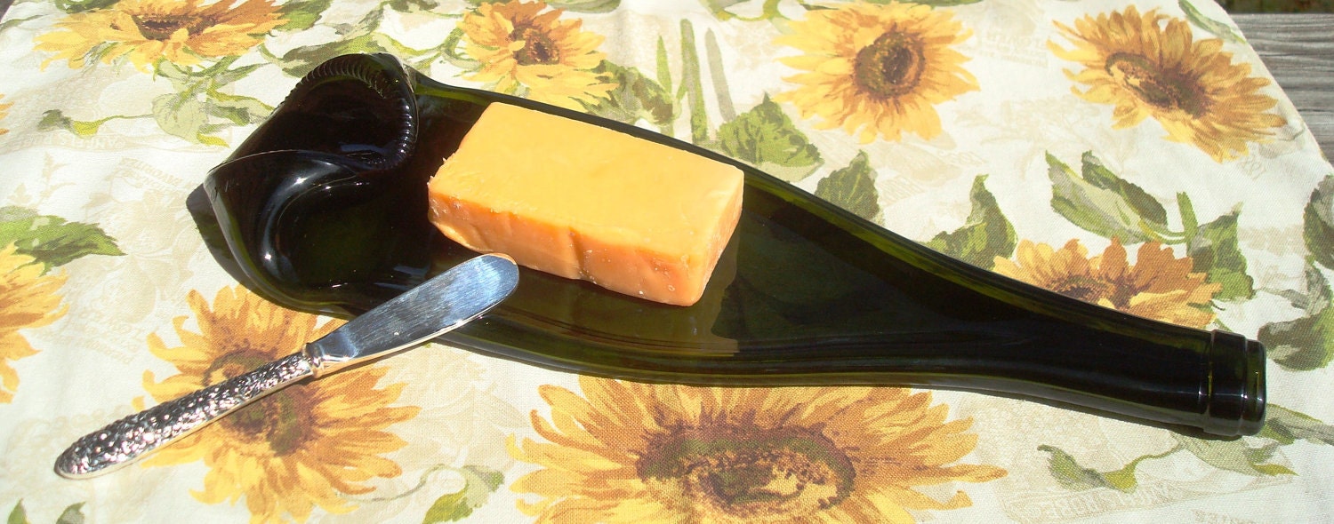 Wine Bottle Serving Tray Cheese Tray
