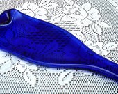 RESERVED FOR BETH Blue Wine Bottle Serving Tray Repurposed by Garden Daisies Studio