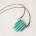 Turquoise Necklace : Mini Tribal Turquoise Howlite