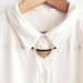 Chevron Necklace : Brass Chevron on Leather Cord Geometric Necklace