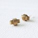 Everyday Earrings : Simple Knot Stud Earrings