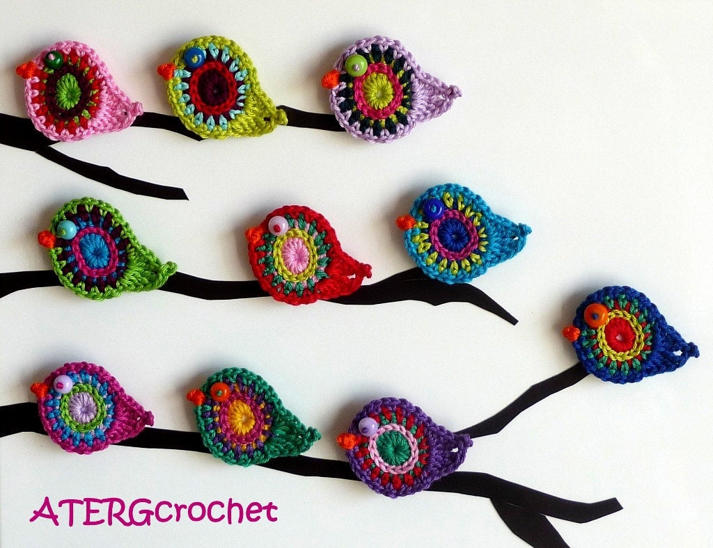 Crochet pattern bird by ATERGcrochet