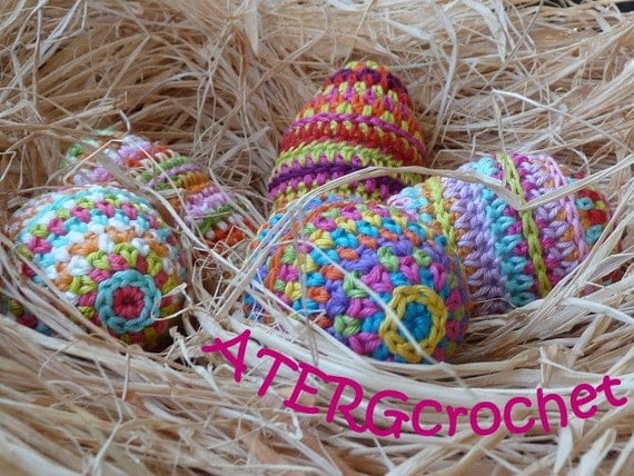 Crochet pattern Easter egg by ATERGcrochet
