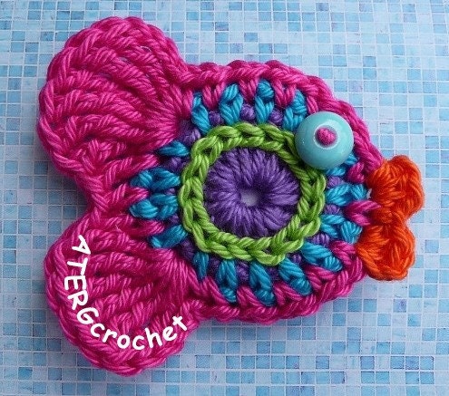 Fish magnet pink