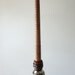 Industrial DARK WOOD Cage Light - Edison Bulb Pendant Light Fixture, Black Cord, Plug-in