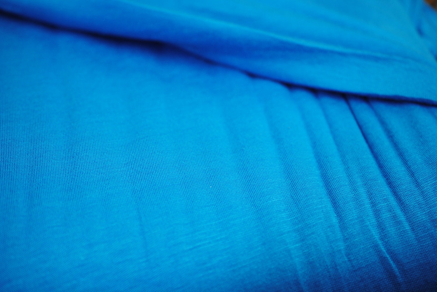J.Crew - Leftover Spring Rayon/Lycra Knit - Aqua/Blue