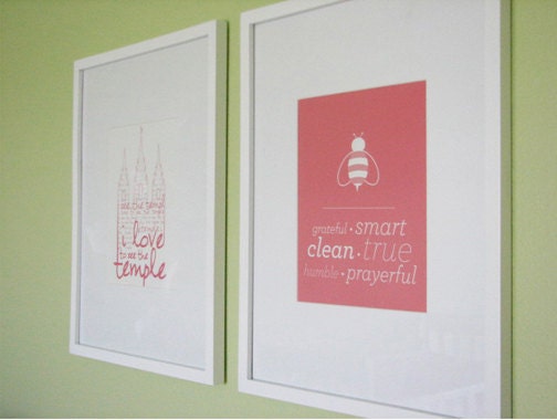 6 B's Print PINK