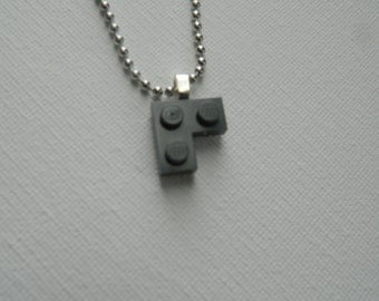 Dark Grey Lego Pendant