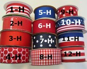 Create Your Own Red White & Blue July 4th USA Memorial Veteran's BOWTIE Bow Tie Boutique Style Ribbon Handmade for Pets Dog Collar Accessory