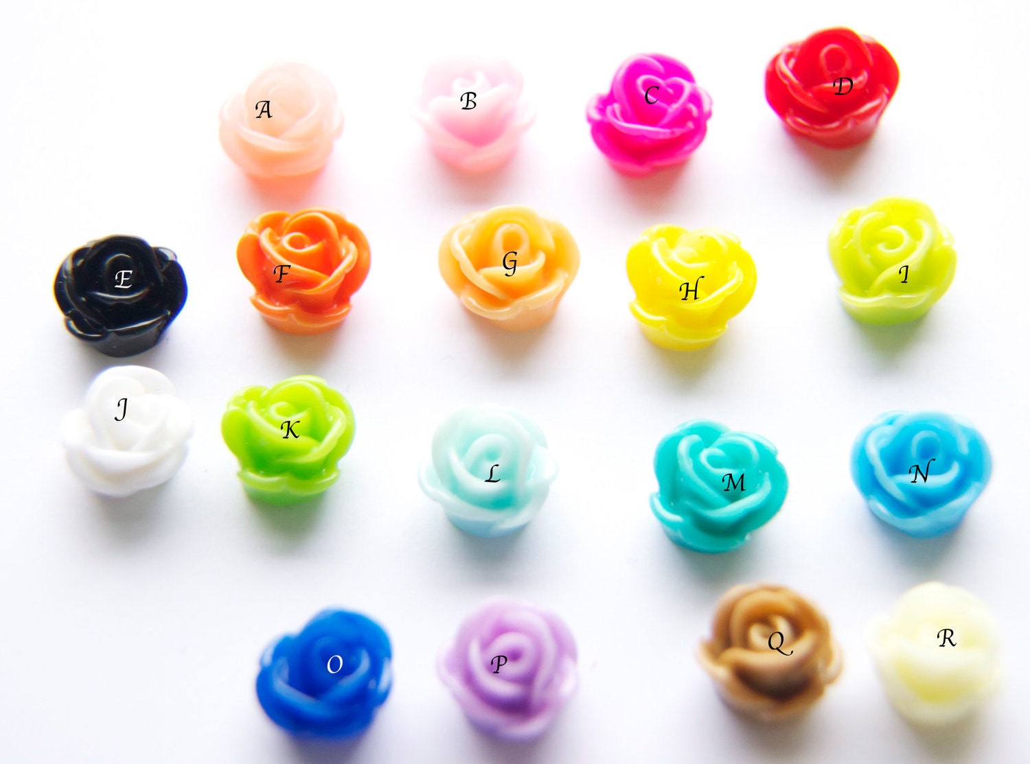 Medium Rose Earrings