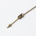 Arrow Pendant Necklace - Antique Brass