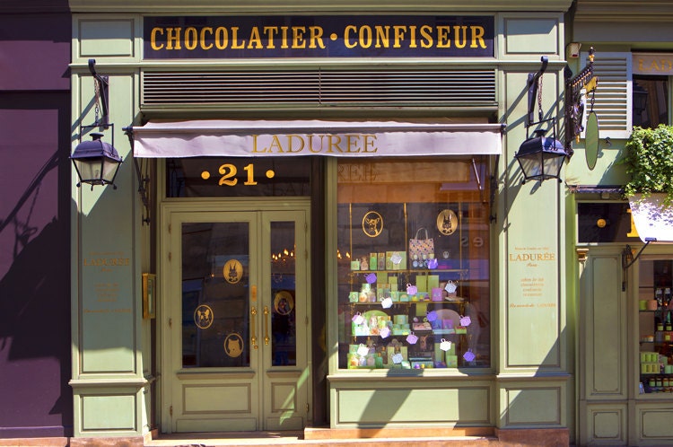 Paris Photo - Laduree Bonaparte, French Patisserie, Famous French Bakery, Paris, France, Home Decor