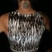 LARGE Tiger Lotus Vest with spiral shell buttons