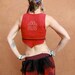 Red & Black Sexy Fun Lacy Little Bustle Skirt. Wear 2 ways, as a Skirt or Bustle.