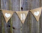 Save The Date : Sweet Burlap Bunting