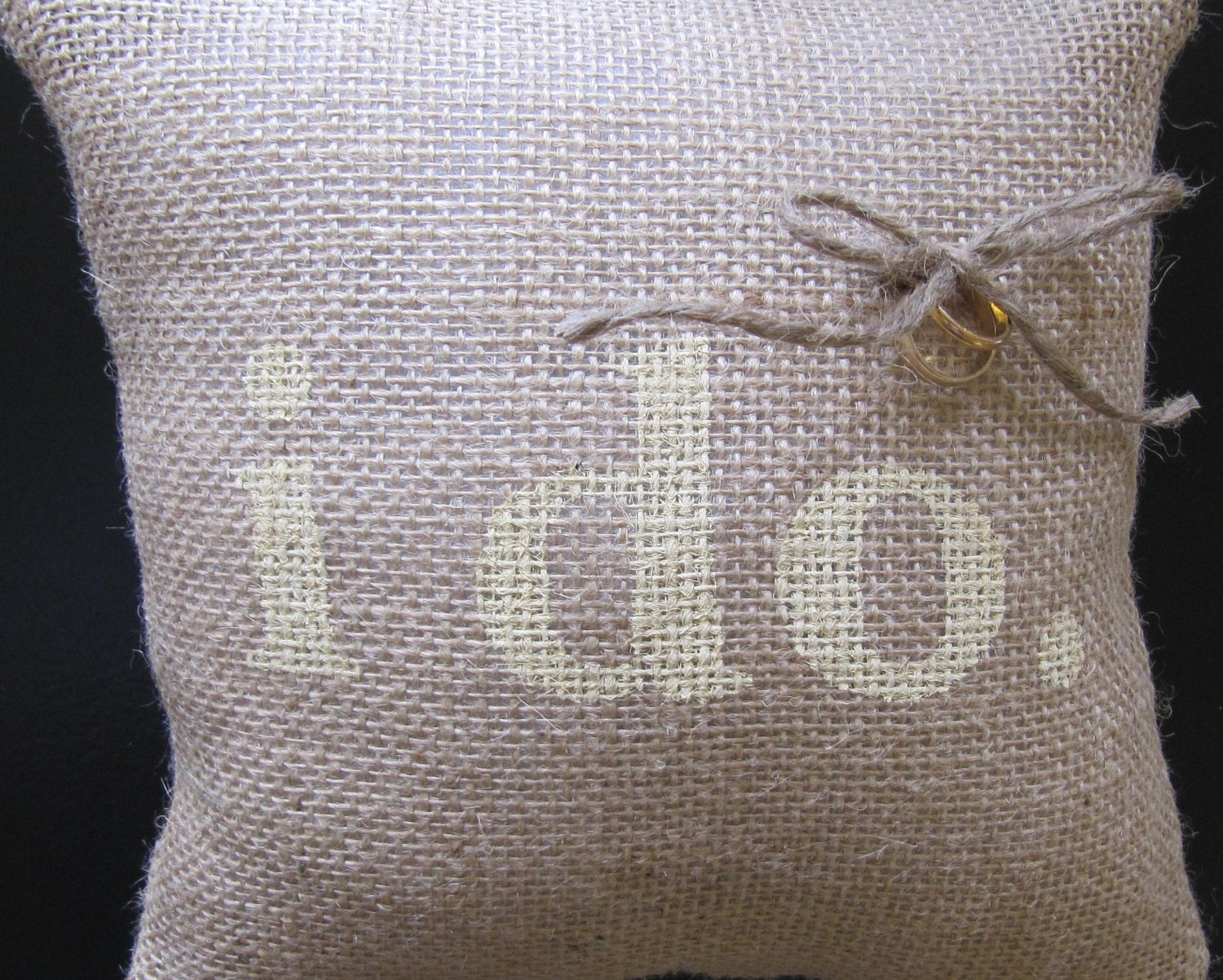 i do. : Ring Bearer Pillow in Ivory