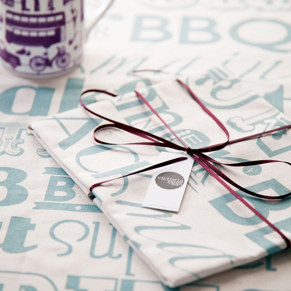 Let's Eat Tea Towel (Dish Cloth)