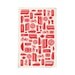 Great British Outline Dish Cloth (Tea Towel)