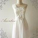 Amor Vintage Inspired- Romanic Girl -One Shoulder White Sweet Tulle Dress for Wedding, Prom, Dinner, Party -Fit XS-S-