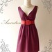 New Year SALE - Amor Vintage Inspired Stripe Party Dress Cocktail Cotton Dress in Black and Raspberry Pink Party or Everyday Dress