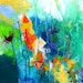 Abstract Painting on Canvas Original Modern Art "Tranquil Meadow"
