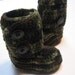 Crochet baby booties.  Boys booties.  Boys ankle boots.  Camouflage.  Made to order.  6 to 12 month, 12 month, 18 month, 24 month.
