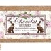 Chocolate Bunnies French Chocolat Vintage Inspired Tags Printable .JPG Download Digital Images No. 238