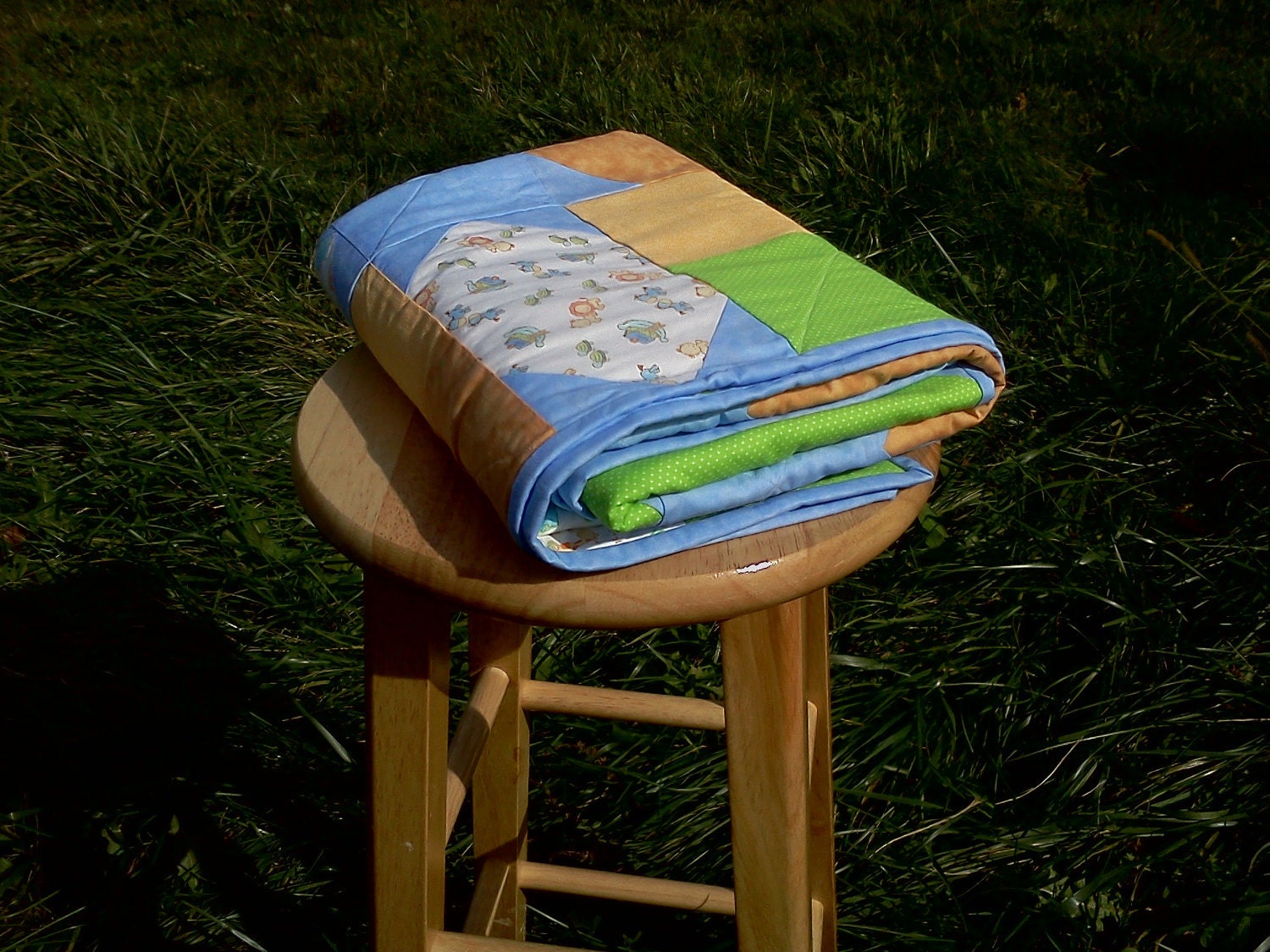 On sale: Baby Crib Quilt 35" x 48"