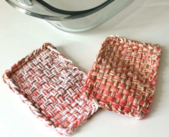 Dishcloths - Set of 2 Cotton Kitchen Cloths, Hot pads