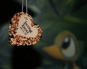 100 Bird Seed favors - hearts, personalized, eco friendly, birdseed wedding favor, love birds
