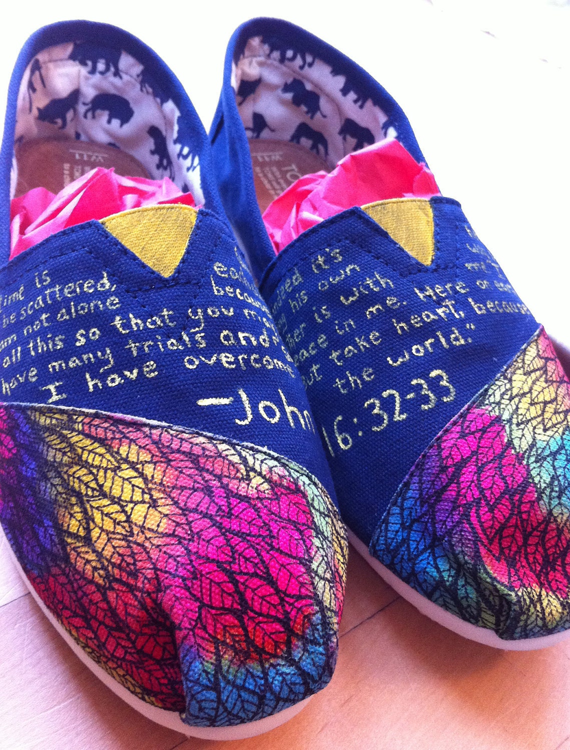 Personalized Hand-Painted TOMS Shoes