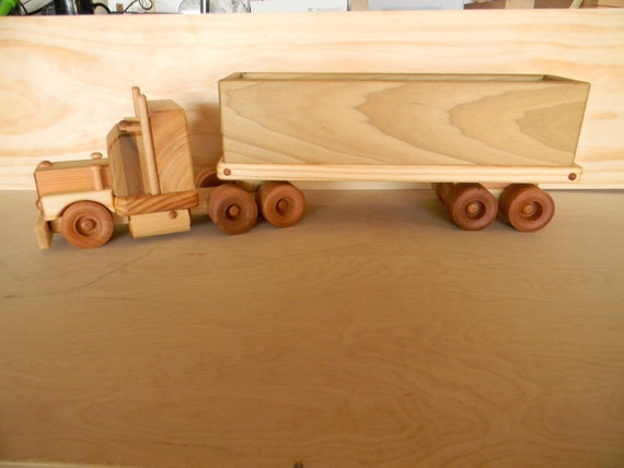 Wooden Toy Truck Special 4 Big Handmade Trucks By WoodenToysbyGene