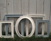 11x14 Shabby Chic FRAME COLLECTION - Set of 5 - You Choose the Color -  Large Sizes - Glass and Backing