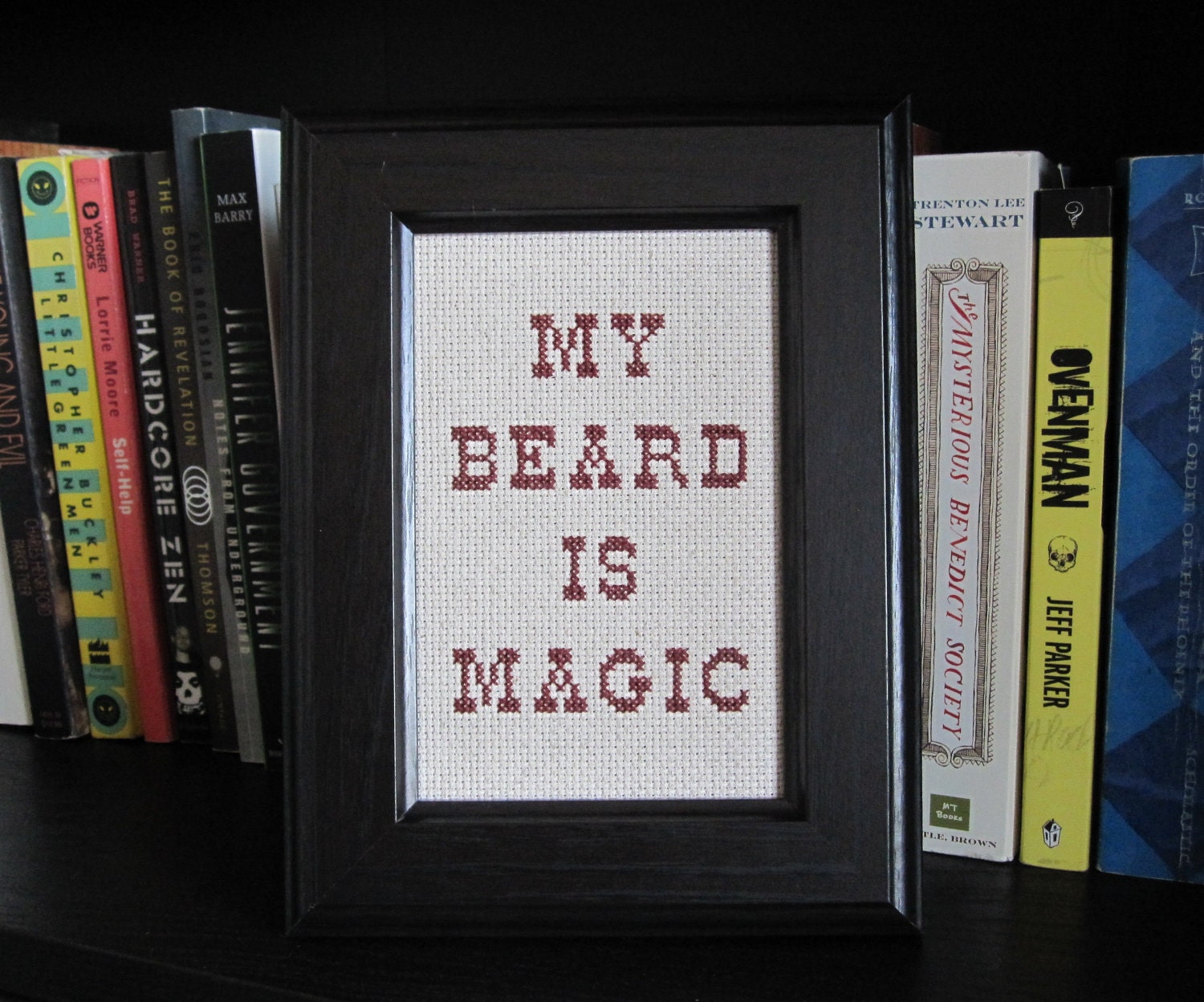 My Beard is Magic cross stitch