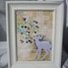 Love Nourishes - original deer woodland mixed media collage