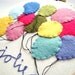 Hand embroidery hoop art balloon art kids wall art nursery art colorful hand embroidered - feat. on Apartment Therapy