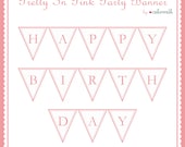 Pretty In Pink Party Banner